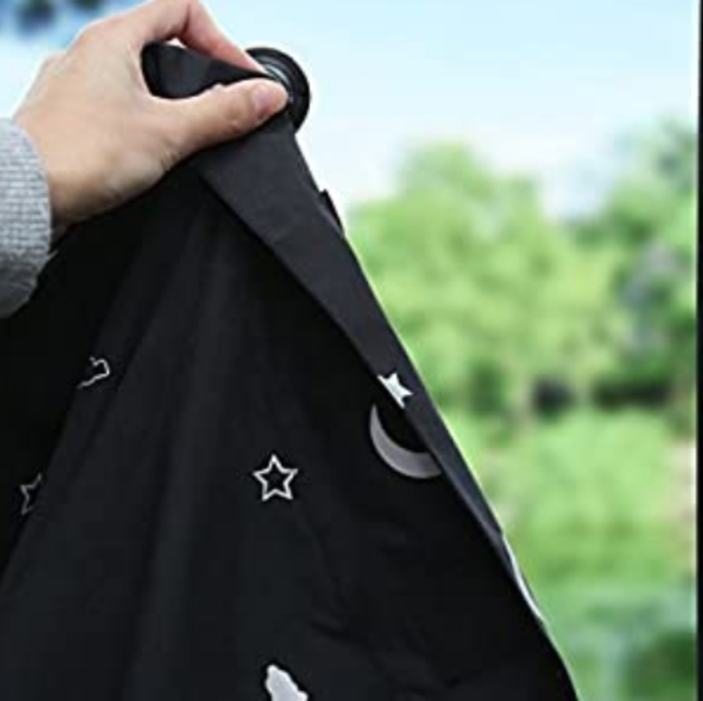 Blackout curtin for at home or on the go